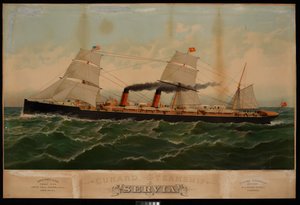 Paquebot Cunard Servia... - Major and Knapp Sarony