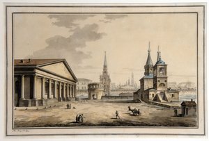 Vue du manège, de la tour Koutafia et de l