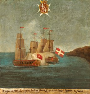Bataille navale, 1582, Gozo - Maltese School