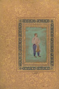 recto: Portrait du prince Danyal, Folio de l