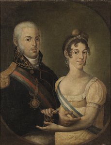 Portrait de Jean VI du Portugal et Carlota Joaquina d