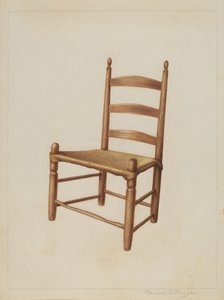 Chaise de salle à manger, vers 1938