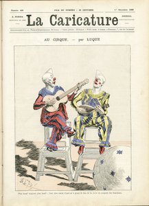 Illustration de Manuel Luque pour la couverture de La Caricature (1880) - Manuel Luque