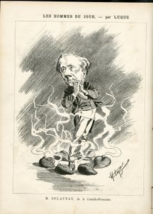 Illustration de Manuel Luque (1854-1919) pour la couverture de La Caricature (1880) - Manuel Luque