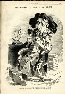 Illustration de Manuel Luque (1854-1919) pour la couverture de La Caricature (1880)