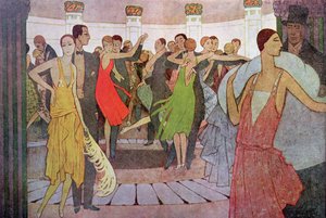 Paris de nuit, un club de danse à Montmartre, de 