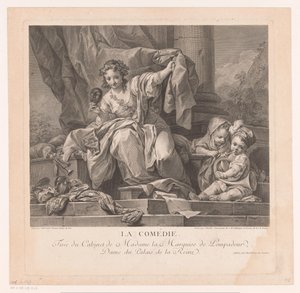 Allégorie de la comédie - Manuel Salvador Carmona