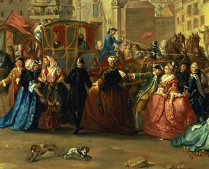 La foire de Madrid sur la Plaza de la Cebeda (détail)