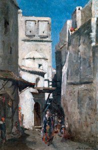Rue à Alger, vers 1864-1892 - Marc Alfred Chataud