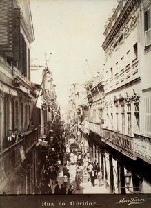 Une rue à Ouvidor, Brésil