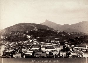 Vue de Santa Teresa au Brésil, vers 1880-90