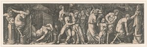 Bacchanale, vers 1510-1511 - Marcantonio Raimondi