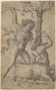 Hercule et Nessus - Marcantonio Raimondi