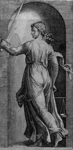 Justice - Marcantonio Raimondi