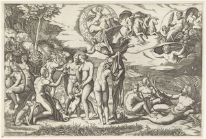 Le jugement de Paris - Marcantonio Raimondi