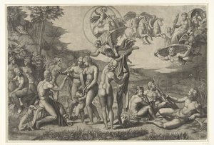 Le jugement de Pâris - Marcantonio Raimondi