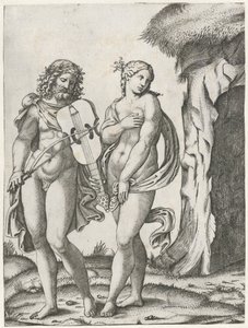 Orphée jouant de la viole avant qu