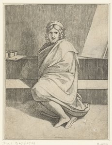 Portrait du peintre Raphaël - Marcantonio Raimondi