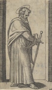 Saint Paul, épée dans la main droite, de la série 