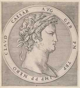 Speculum Romanae Magnificentiae : Néron, des Douze Césars - Marcantonio Raimondi