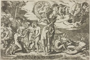 Le Jugement de Pâris - Marcantonio Raimondi