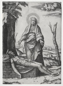La Pietà - Marcantonio Raimondi