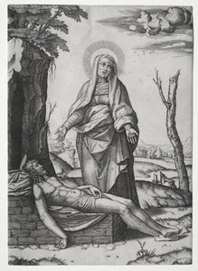 La Pietà - Marcantonio Raimondi