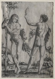 Deux Hommes Nus à Côté d