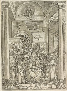 Glorification de Marie - Marcantonio Raimondi