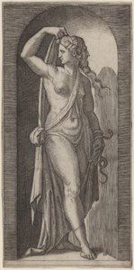 Prudence - Marcantonio Raimondi after Raphael
