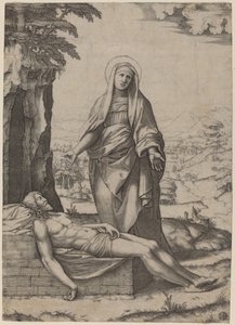 La lamentation de la Vierge