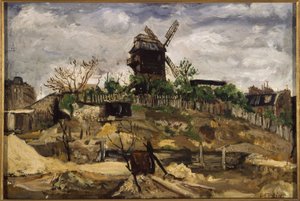 Le moulin de la Galette, vers 1920 - Marcel Leprin