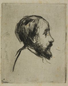 Portrait de Degas - Marcellin Gilbert Desboutin