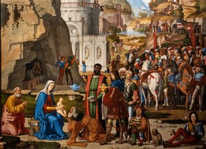 Adoration des Mages (détail) - Marcello Fogolino