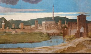 Détail de la ville de Vicence - Marcello Fogolino