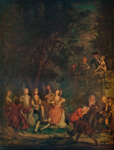 Une conversation, vers 1700