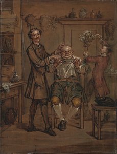 Le barbier - Marcellus Laroon the Younger