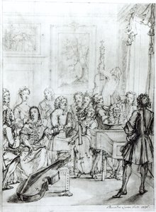 Concert à Montague House, 1736 - Marcellus the Younger Laroon