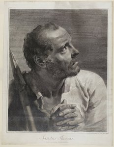 Saint Thomas, extrait de La Sainte Famille et les douze apôtres - Marco Alvise Pitteri
