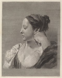 Jeune femme de profil - Marco Alvise Pitteri after Giovanni Battista Piazzetta