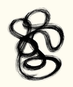 Vibration_04, 2023 (encre sur papier)