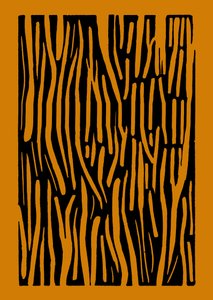 Bois, 2023 (linoléum sur papier) - Marco Campedelli