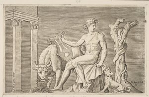 Apollon gardant les troupeaux d