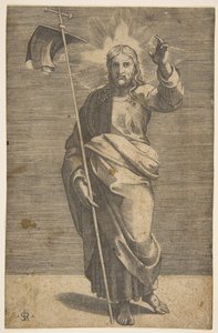 Christ debout face à l