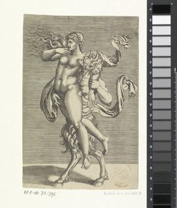 Satyre et nymphe
