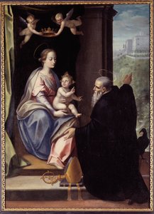 Saint Benoît confiant l