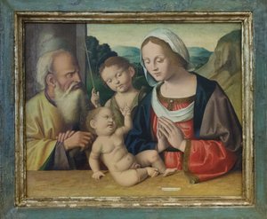 Sainte Famille avec Saint Jean-Baptiste, c.1525-39 - Marco Palmezzano
