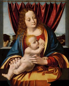 Madone et Enfant - Marco d Oggiono