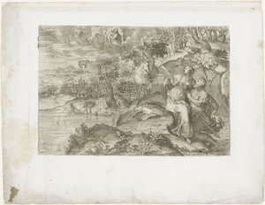 César Auguste et la Sibylle Tiburtine - Marco dell