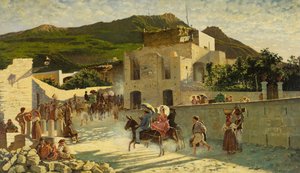 Promenade à Capri, c.1867 - Marco di Gregorio